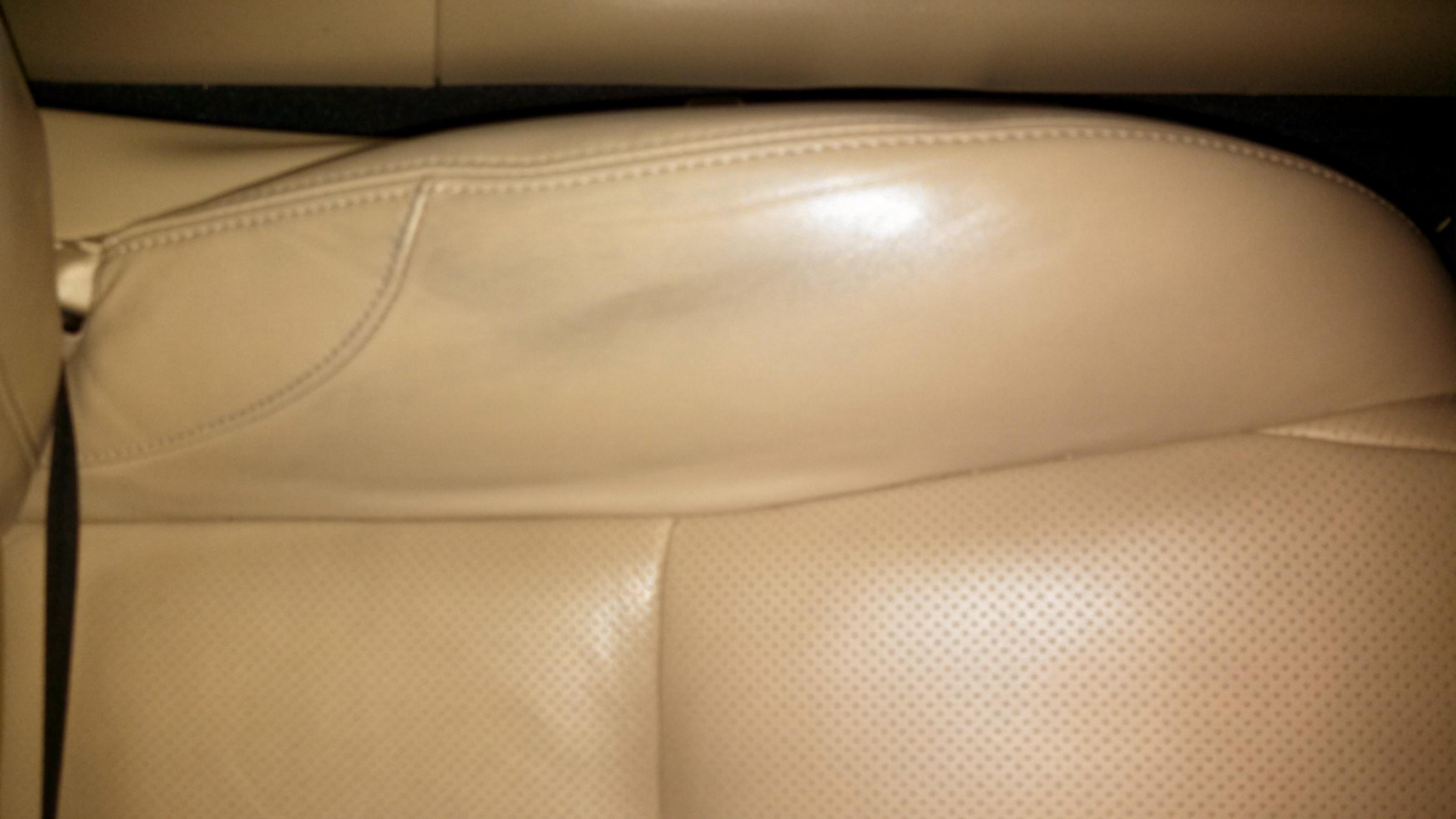 Looking for suggestions on removing blue jean stain on tan leather